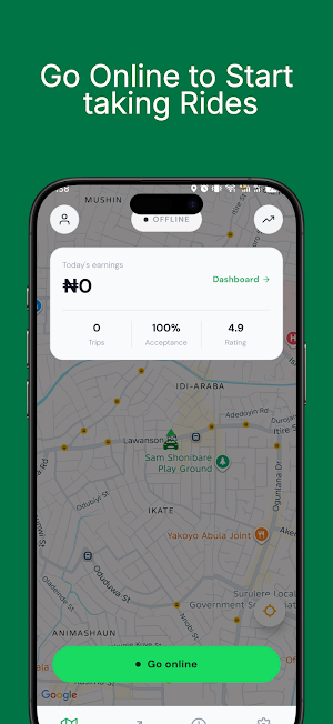 RydaGo.ng Driver Screenshot 1
