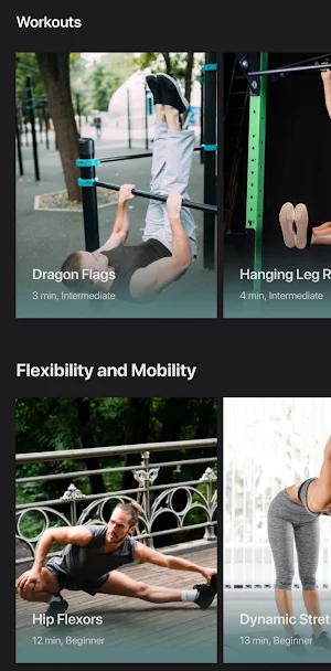 Calisthenics Workout at Home Screenshot 1