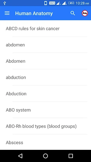 Human Anatomy Screenshot 1