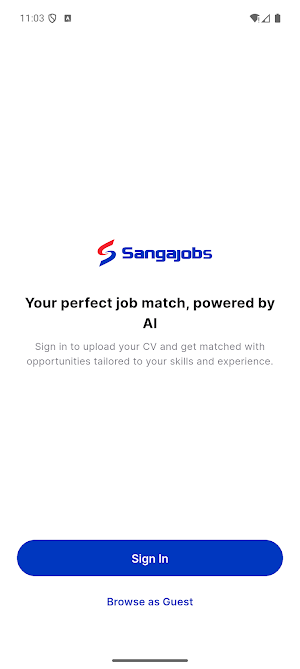 Sangajobs Screenshot 1