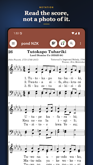 Versepond OneApp Hymnals Screenshot 2