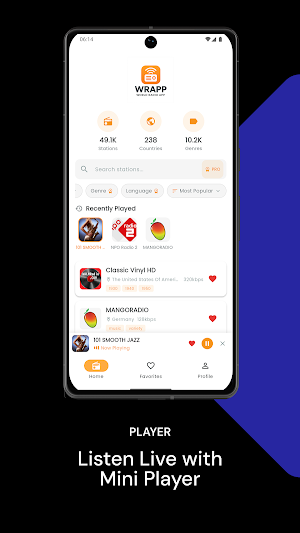 WRAPP - WORLD RADIO APP Screenshot 3