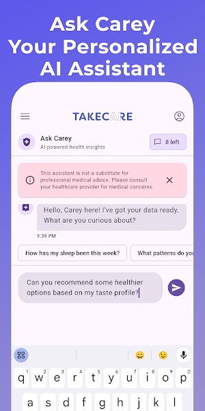 TakeCare Health Screenshot 1