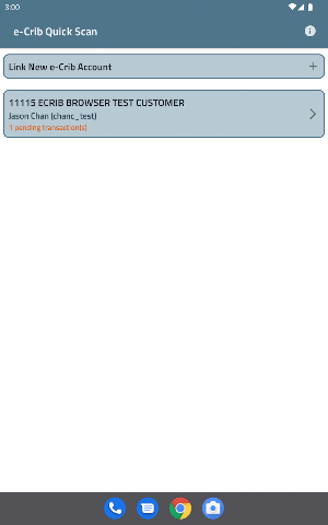 e-Crib Quick Scan Screenshot 2