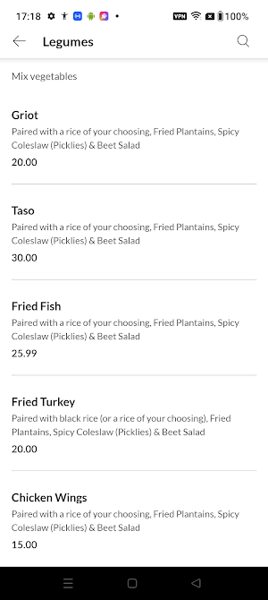 Tmanine Cuisine Screenshot 2