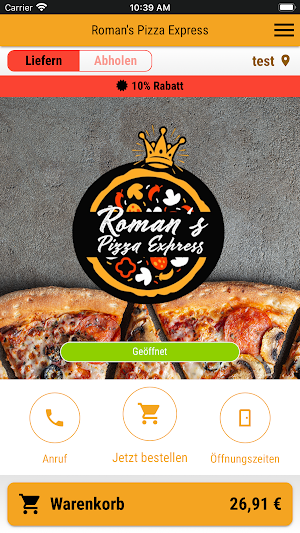 Roman's Pizza Express Screenshot 0