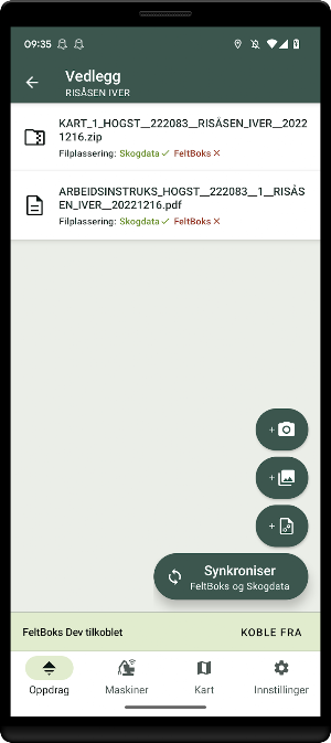 Feltlogg by FeltGIS Screenshot 2