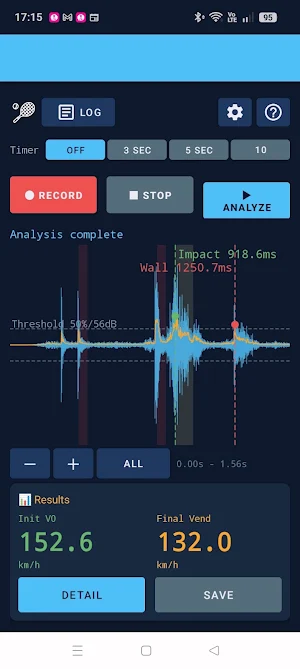 Measuring Tennis Serve Speed Screenshot 0