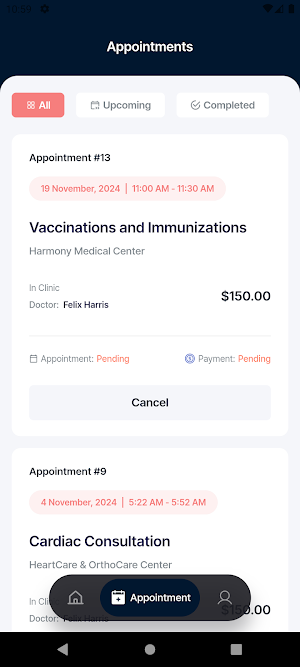 Cognition Patient App Screenshot 1
