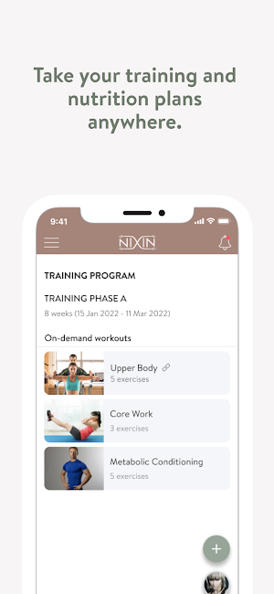 NIXIN Nutrition Screenshot 1