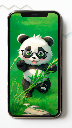 Cute Panda HD Wallpapers Screenshot 1