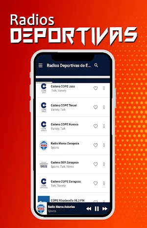 Radios Deportivas de España Screenshot 2