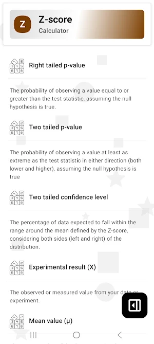 Z-score Calculator Screenshot 3