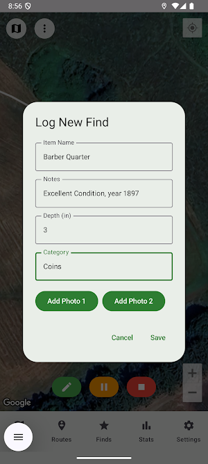 LuckyFind: Metal Detecting App Screenshot 1