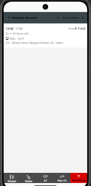 Kartik Luxuria Bus Screenshot 2