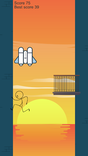 Stickman balcony Screenshot 0