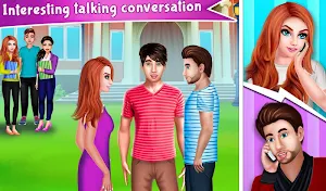 Nerdy Boy's Love Crush game Screenshot 0