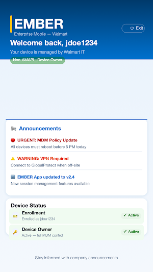 Ember MDM Agent Screenshot 2