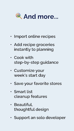 Groly: Grocery List Planner Screenshot 3