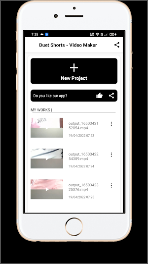 Duettok - Duet Video Maker App Screenshot 2