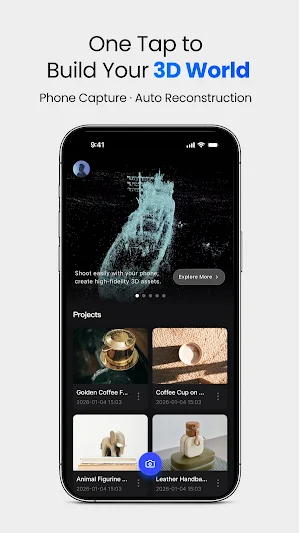 Aholo 3D Capture & Reconstruct Screenshot 0