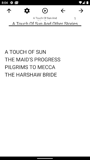 Book, A Touch Of Sun And Other Screenshot 0