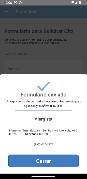 Metro Pavia Clinic Patient Screenshot 1
