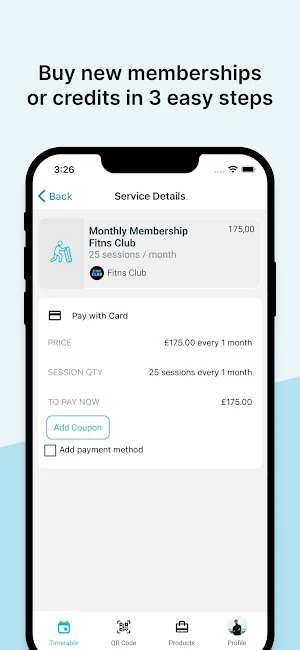 Fitns Club Screenshot 1