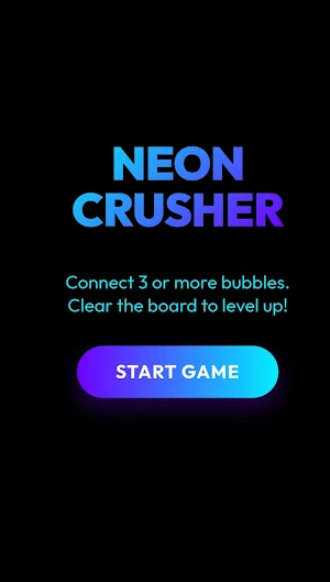 neon bubble crusher Screenshot 2