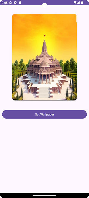 Ram Mandir Ayodhya Wallpaper Screenshot 1