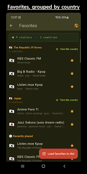 Radio Waves - World Radio App Screenshot 2
