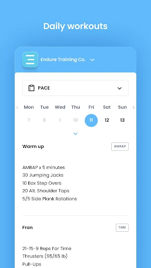 Endure Training Co. Screenshot 3