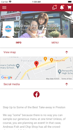 Andreas Fish and Chips Screenshot 1