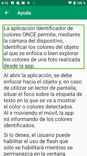Identificador de colores ONCE Screenshot 3