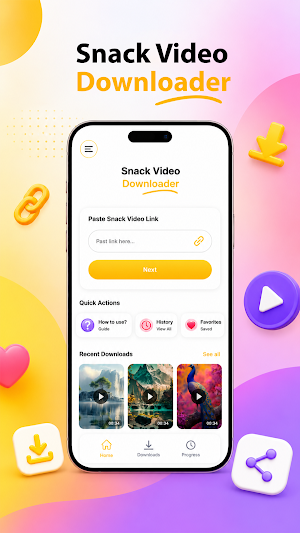 Snack Video Downloader– HD Screenshot 0