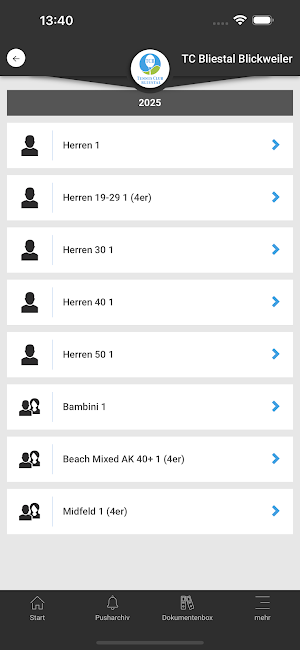TC Bliestal Blickweiler Screenshot 1