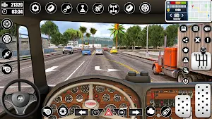Heavy Truck Driving Cargo Game Screenshot 0