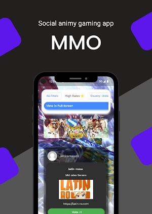 Mmo: find out about servers Screenshot 0
