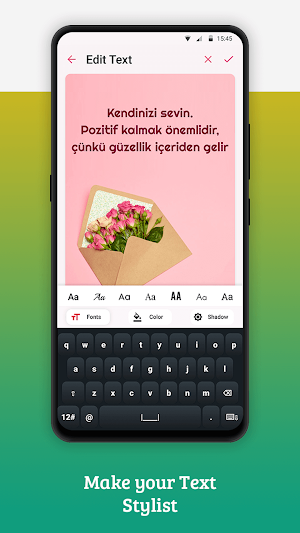 Write Turkish Text on photo Screenshot 3