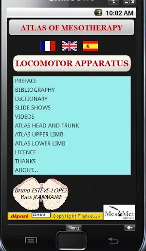 Mésothérapie Atlas Screenshot 1