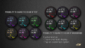PWW05 - Ladies Digi Watch Face Screenshot 1