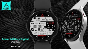 Amser Military Digi Watch Face Screenshot 0