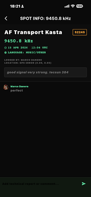 SWListener Screenshot 2