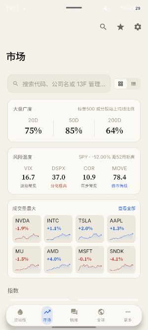 MarketGrep: Liquidity & Stocks Screenshot 0