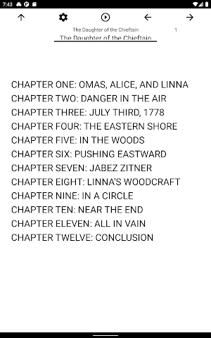 Book, The Daughter of the Chieftain Screenshot 2