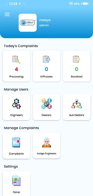 Unitech Controller Screenshot 2