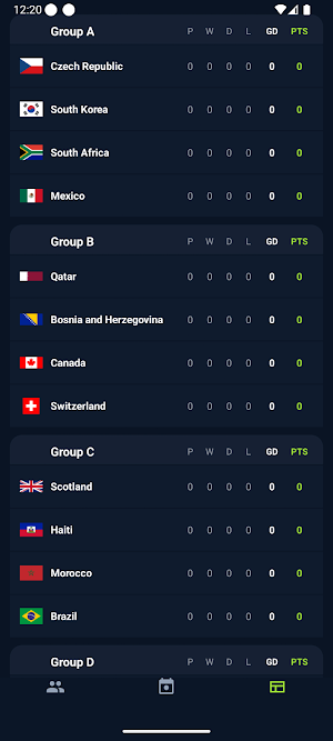 World Cup 2026 Schedule Screenshot 3
