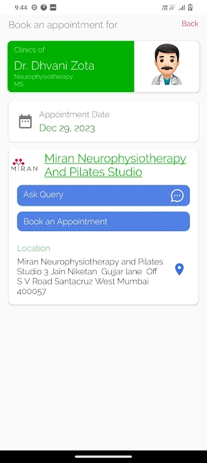 Miran Neurophysiotherapy Screenshot 2