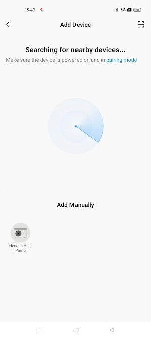 Henden Heat Pump Screenshot 2