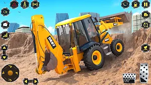 Real JCB Backhoe Loader Game Screenshot 1